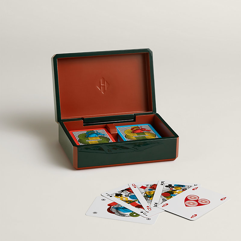 Facettes Lithographie Equestre bridge card box | Hermès Hong